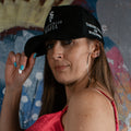 Suede Trucker Cap - Black